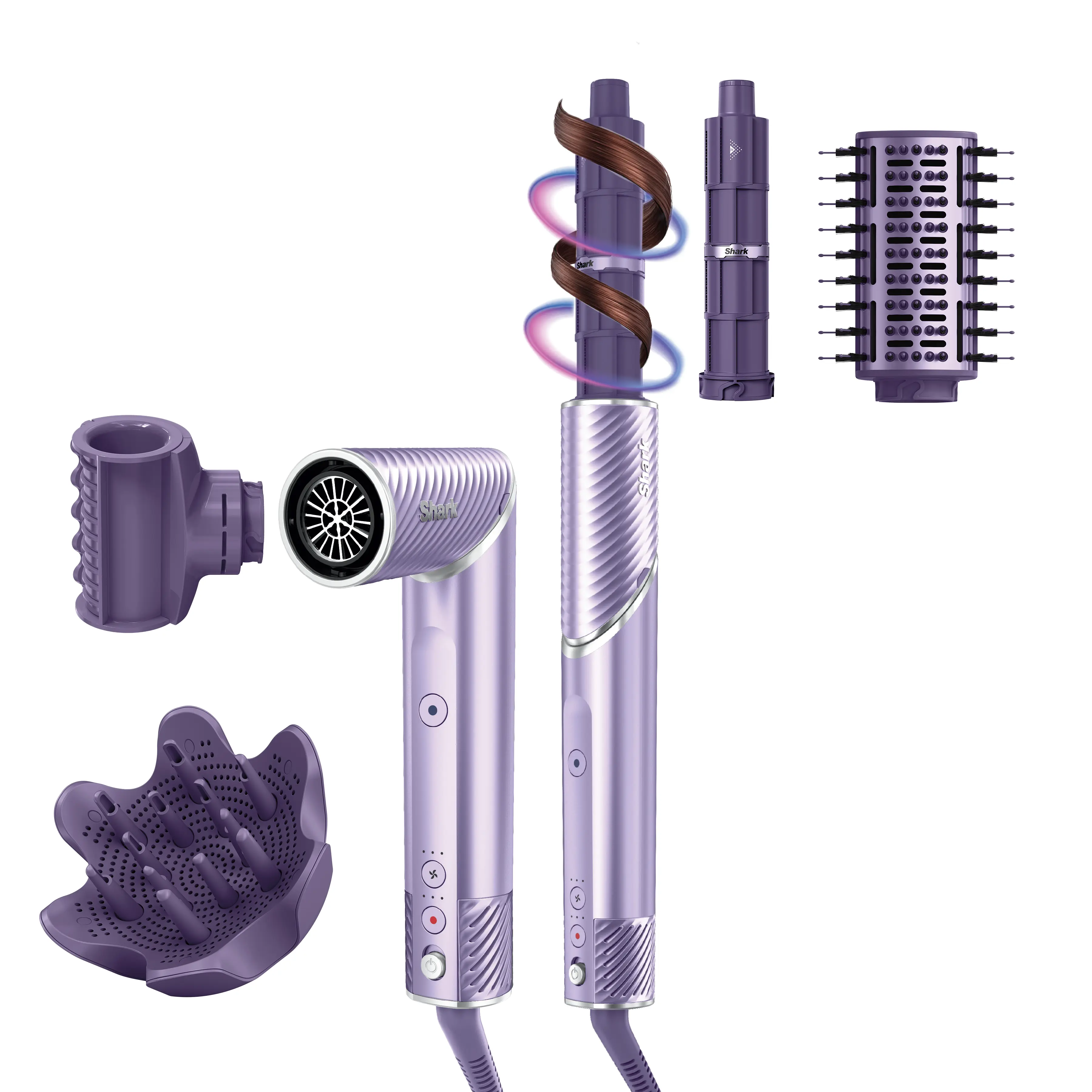 Shark FlexStyle IonCurl Hair Styler in Lilac - HD841/840