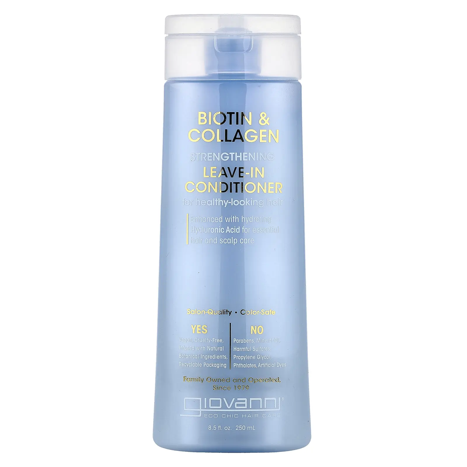Giovanni Biotin & Collagen Strengthening Leave-In Conditioner, 8.5 fl oz (250 ml)