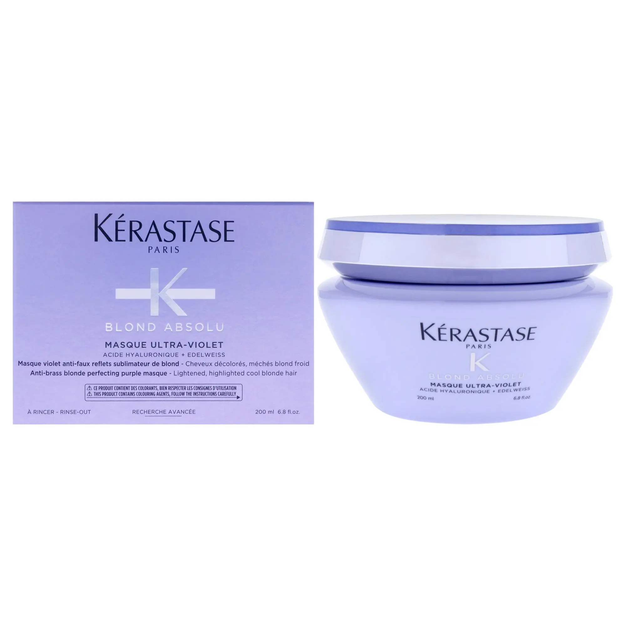 Kerastase Blond Absolu Ultra Violet Hair Care Mask, Unisex - 6.8 fl oz