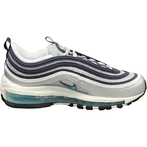 Women's Nike Air Max 97 OG Metallic Silver/Chlorine Blue (DQ9131 001)