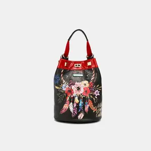 Nicole Lee USA Flower Pattern Adjustable Strap Backpack Bag Nicole Lee USA Flower Pattern Adjustable Strap Backpack Bag
