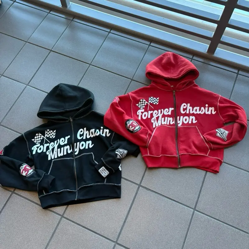 Forever chasing munyun Zip up