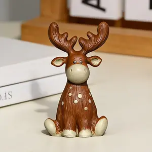 Reindeer Shaped Silicone Mold, suitable for DIY aromatherapy candles, resin, plaster, soap and clay making, ideal for Christmas, holiday creative gifts and home decor, perfect for craft enthusiasts