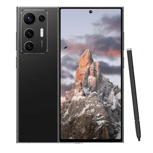 26 Ultra smartphone 4GB+128GB (64GB+64GB extended version) 6.8-inch large screen dual card dual standby 5+13MP battery 4100mAh processor 8-core Android 10.0 global unlock 4G network with touch pen Touchscreen Smartphone Android phone