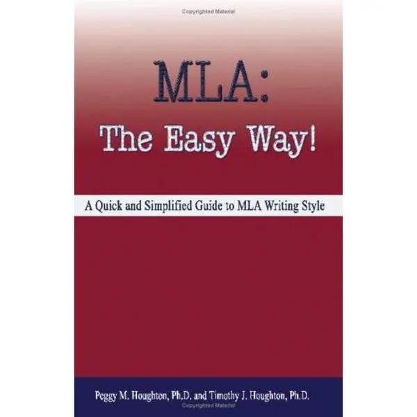 USED-MLA: The Easy Way! by Peggy M. Houghton Ph.D. (Paperback)