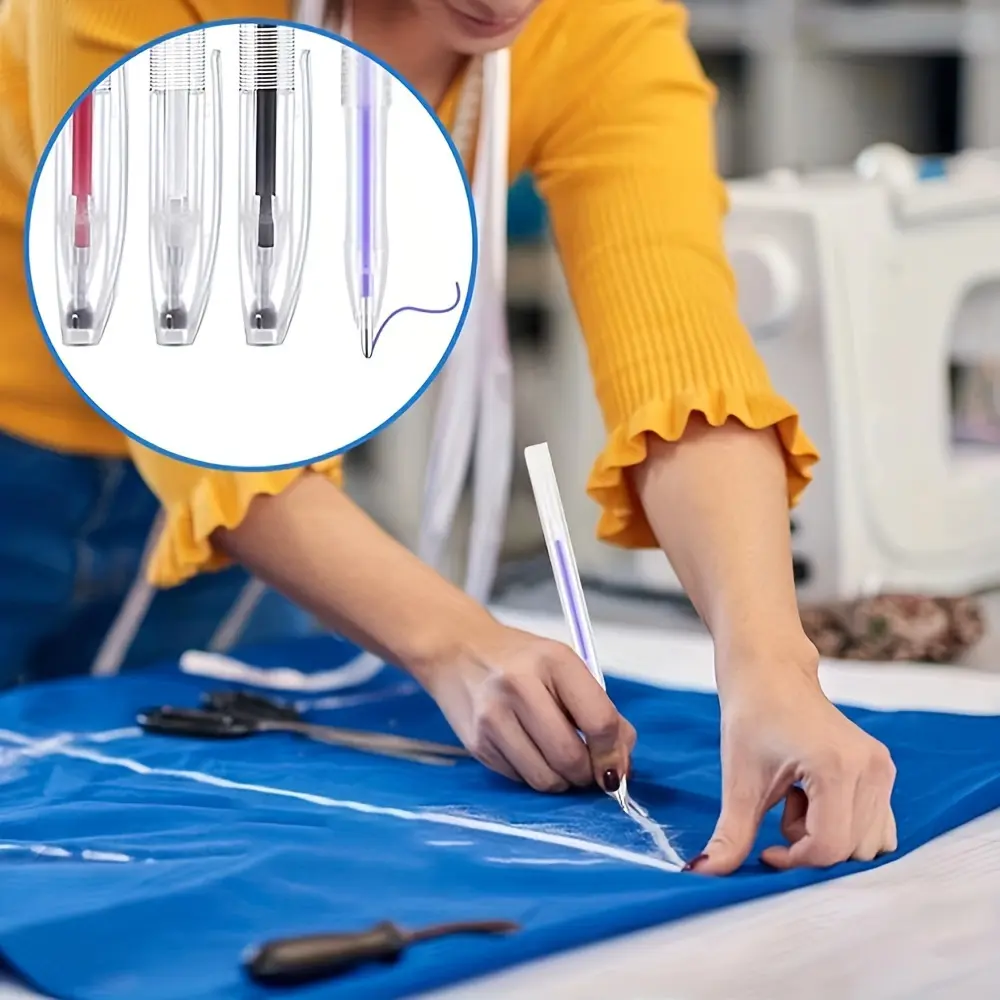 10pcs/set Heat-Erasable Magic Marker Pens - Temperature Sensitive, Disappearing Ink, Fabric Safe, DIY Craft, Sewing, Labeling, and Marking Essentials - Perfect for Quilters, Crafters, and Sewing Enthusiasts - Sewing Products - Sewing Supplies