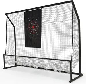 Golf Hitting Net for Backyard Driving & Chipping, 10x7.5FT Heavy Duty Golf Practice Net with Targeting Cloth and Carrying Bag, Indoor Outdoor Practice Nets for Backyard Home Garage