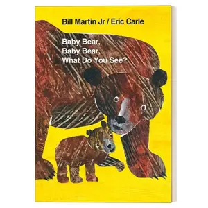 Board Book, Hard Cover Storybook for Kids Ages 0-3 Years Old, Educational Reading Material for Toddlers, Baby Bear, Learning Activity Book