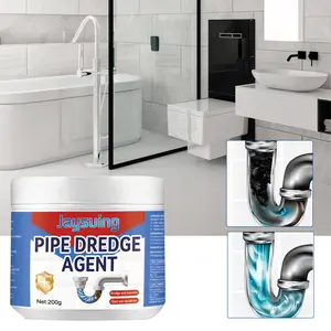 Jaysuing Pipe Dredge Agent Kitchen and Bathroom Drainage Pipe Blockage Cleaning Stain Deodorant Dredge Agent Household Soap Stainless Default