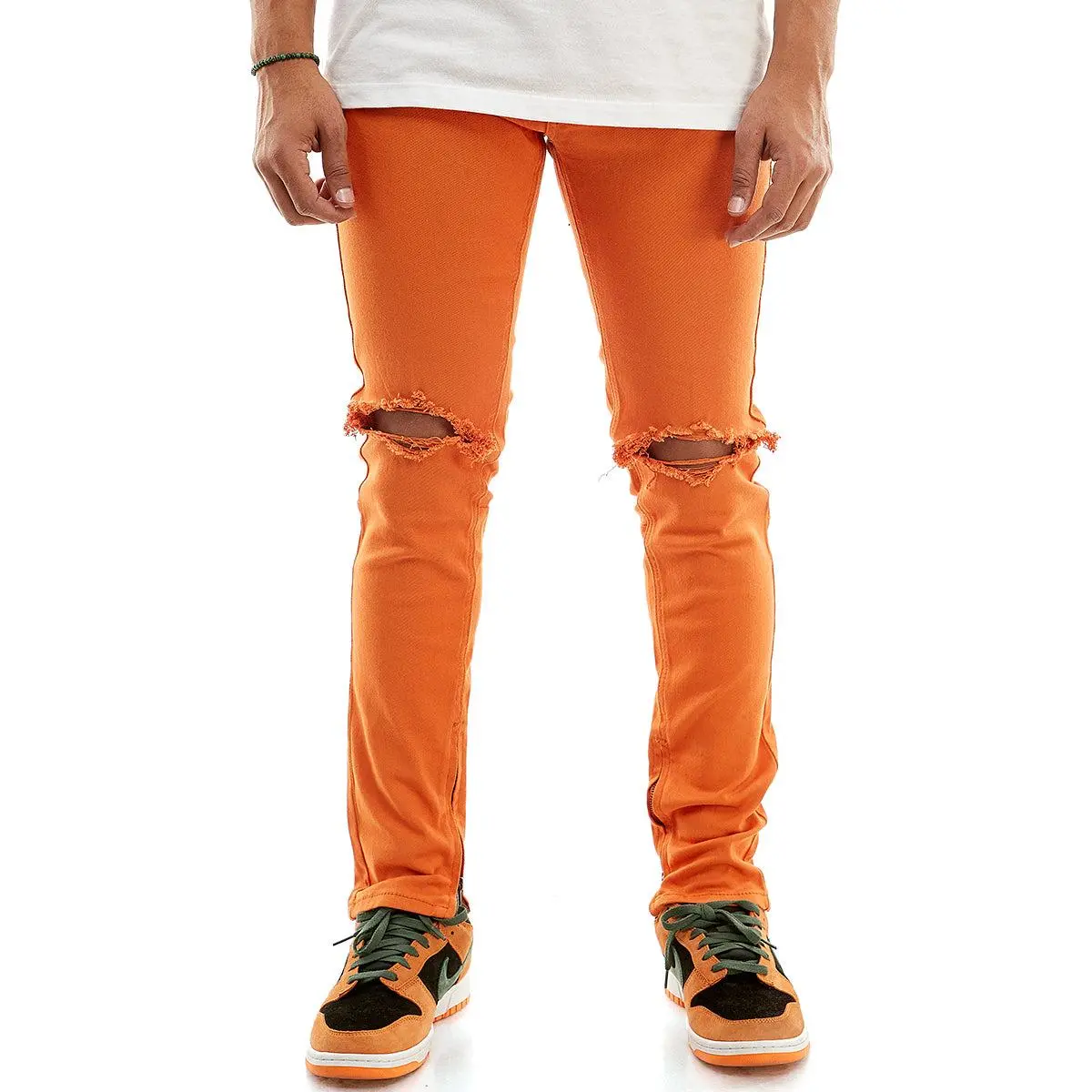 SALE | KNB3119 Orange | KDNK Vibrant Orange Skinny Stretch Jeans