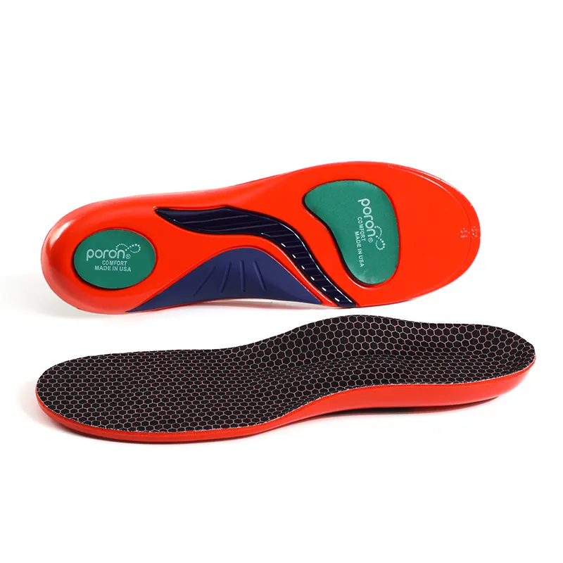 Plantar Fasciitis Arch Support Gel Insoles for Men & Women Orthotic Work Boot Insoles for Flat Feet, Heel Pain Relief & All-Day Comfort