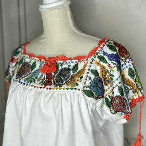 Chaquira Beaded Embroidered Blouse