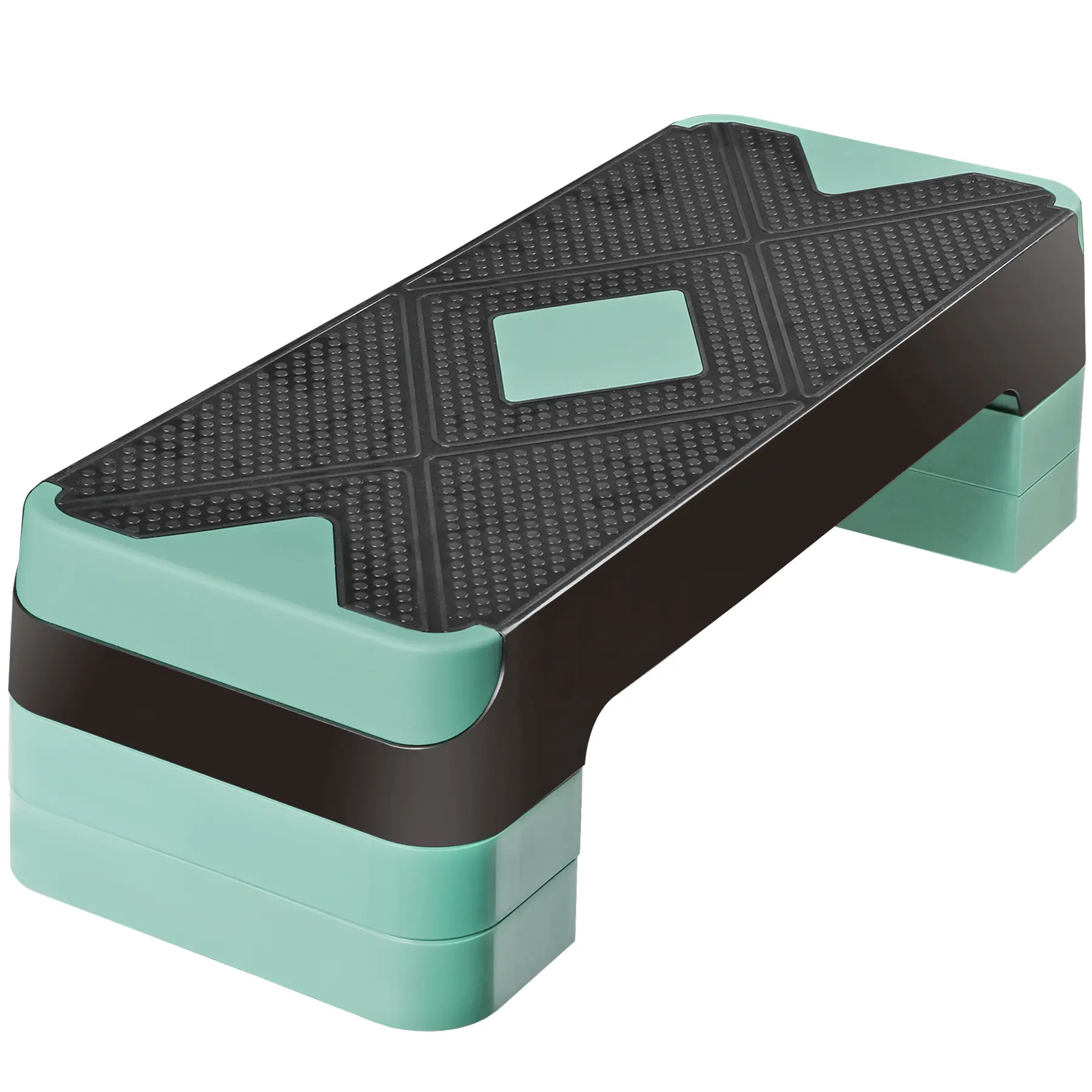 Segawe 26.5" Adjustable Anti-Slip Aerobic Step Platform, At Home Gym Fitness Exercise Equipment with 4 Risers for 3 Workout Heights, At Home Gym Equipment,summerwins