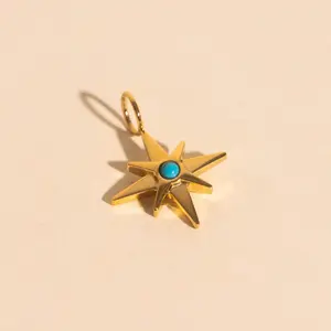 Winds Compass Necklace Charm