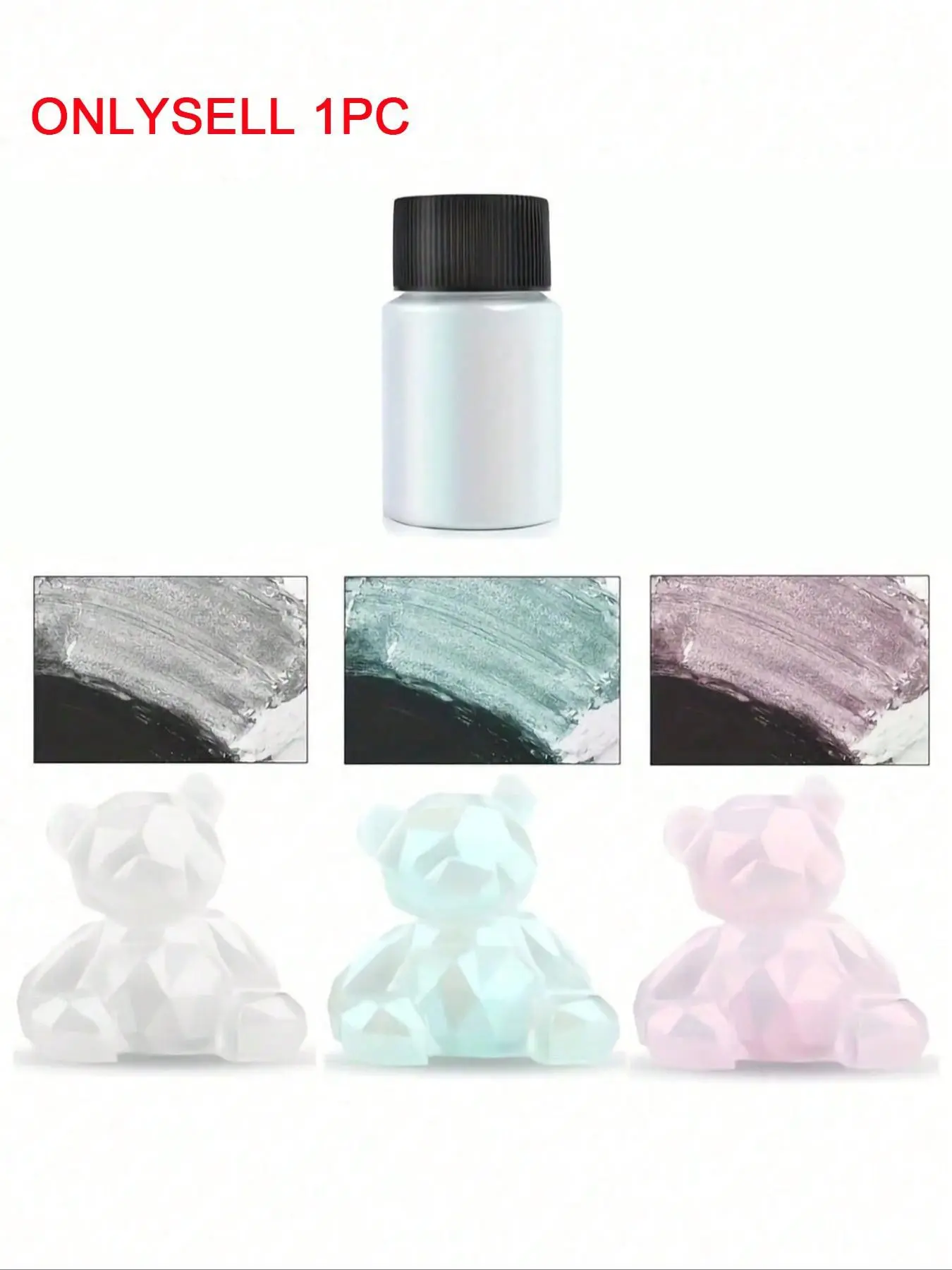 Mermaid Color Pearlescent Powder Pigment, Glitter Mica Powder for DIY Epoxy Resin Dye, Resin Art Decoration Jewelry Making Supplies, Crafting Supplies, Art Materials