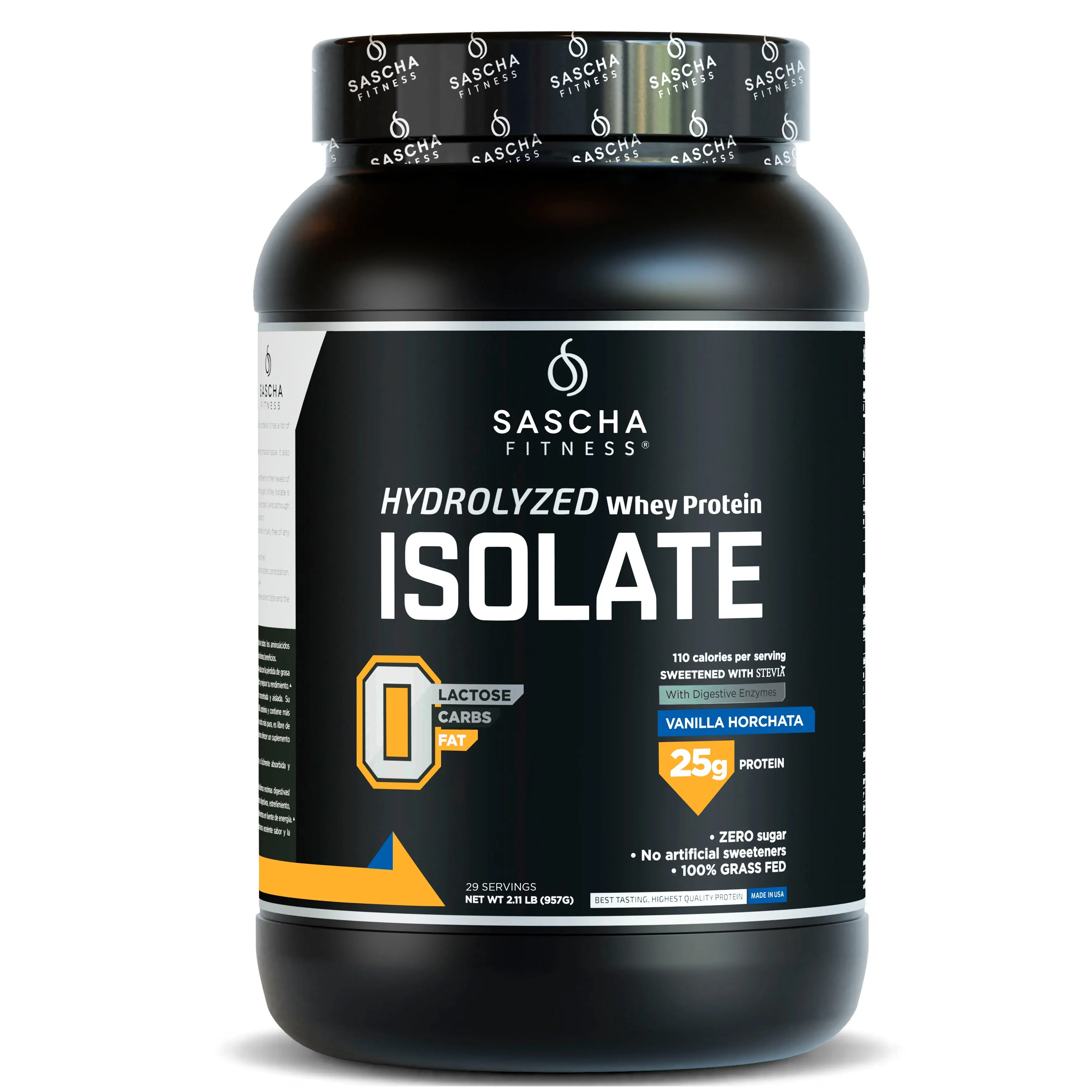 SASCHA FITNESS Hydrolyzed Whey Protein Isolate | Vanilla Horchata SASCHA FITNESS Hydrolyzed Whey Protein Isolate | Vanilla Horchata