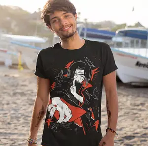 Itachii Uchihaa T-Shirt Naruto Rasengann Jiraiyaa Anime Manga Style Shirt   Size S to 5XL