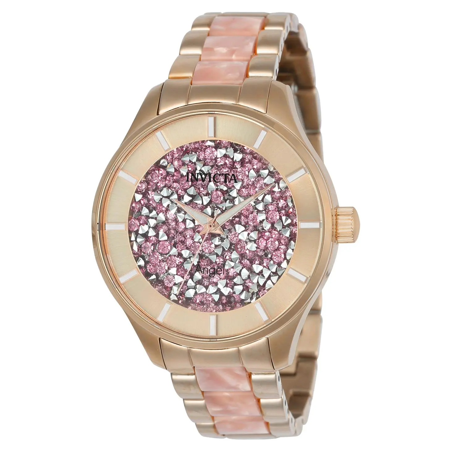 Invicta Women's 40mm Angel Crystal Accented Resin Bracelet Watch Invicta Women's 40mm Angel Crystal Accented Resin Bracelet Watch