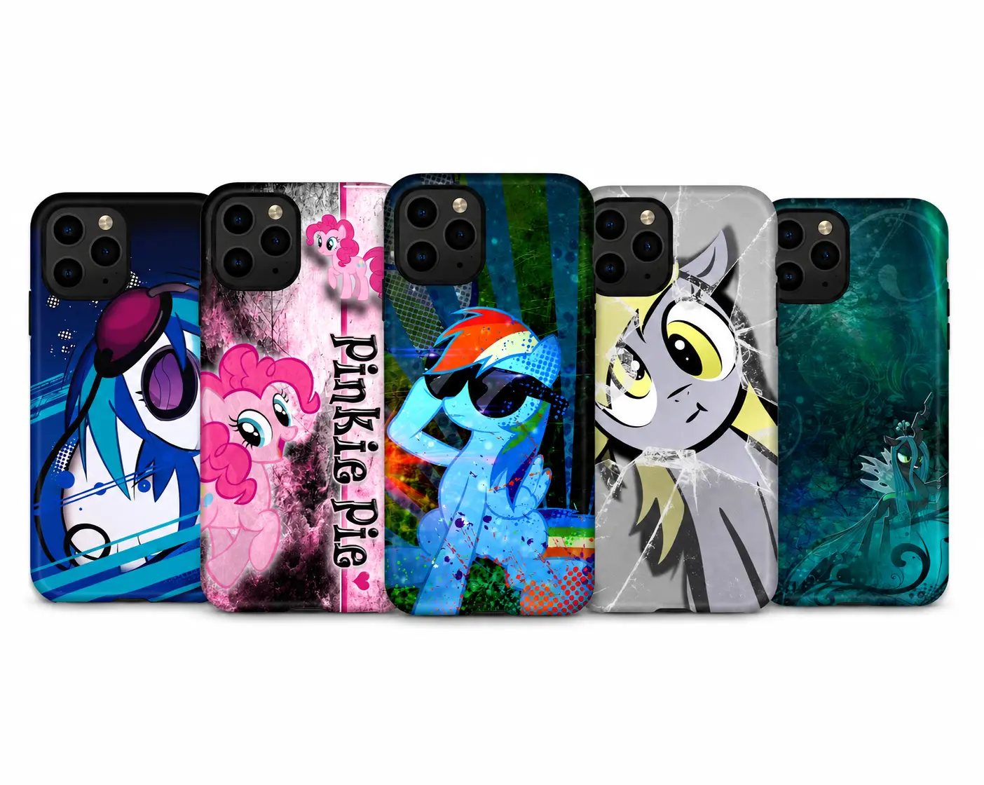 Y2K Cartoon Pony Phone Case, Kawaii Nostalgia iPhone Case, Cute Colorful Aesthetic Protective Shockproof Cover