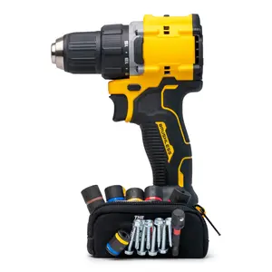 The Bit Pouch - Magnetic Bit & Screw Holder for Screws, Bolts, Driver Bits, Drill Bits - Alternative to Magnetic Wristband - Perfect Gadget Gifts for Men, Electrician Tools.