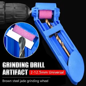 New Drill Bit Sharpener Portable Corundum Grinding Wheel Drill Sharpener Grinder Drill Bit Powered Tool Part Home Tool