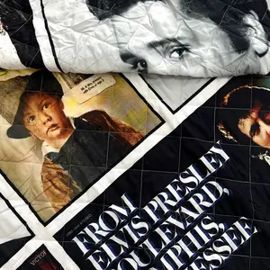 El Pres Vintage Blanket, King Of Music Blanket, Handmade Bedding Blanket, Blanket For Fan