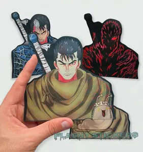 BLACK SWORDSMAN MOTION STICKER
