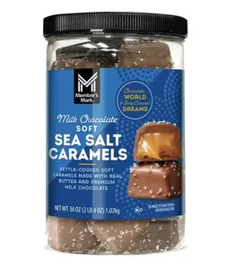 Milk Chocolate Sea Salt Caramels, 36 oz.