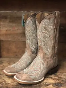 SALE Roper Women's 'Diana' Square Toe Cowboy Boots Size 11