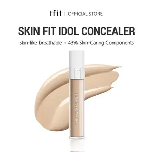 [TFIT Official] Idol Cover Concealer - Full Coverage, Lightweight, Sweat & Water Proof, Long-lasting, Lightweight, Conceales Dark Circles, Fine Lines, Redness, 0.22 Oz. (Y02 Natural Beige, 0.22 Oz.)