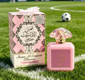 Ard al Zaafaran Pink Blush Shams Al Emarat Khususi Eau de Parfum, Marshmallow Blush Sweet Arabian Perfume for Women, Romantic & Captivating Fragrance, 100ml / 3.4 fl oz