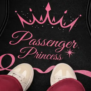Passenger Princess Car Mat & Sticker Set – Aesthetic Car Accessory, Birthday & Anniversary Gift for Her