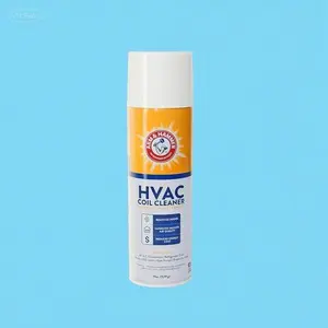 Biodegradable HVAC Coil Cleaner Foam Spray, No Rinse Formula, 19 fl.oz Aerosol, Efficient Air Conditioner Maintenance, Eco-Friendly Foaming Action, Quick Drying Non-Toxic Solution Cleaning Household Window