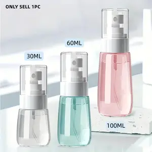 Portable Clear Spray Bottle Travel 30/60/100ml Perfume Atomizer Dispenser Bottle Mist Toner Lotion Empty Refillable Bottles