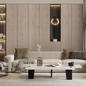 Wood Grain Self-adhesive Wallpaper, Waterproof & Moisture-proof Wallpaper, Living Room TV Background Wall Sticker, Home Cabinet Surface, Table Cabinet Surface Renovation Decoration