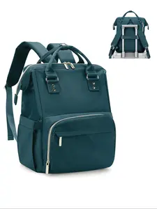 Casual Large Capacity Travel Backpack, Fashionable Multi-pocket Design Backpack, Lightweight Multi-function Business Travel Backpack for Work & School & Travel