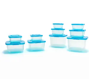 Mr. Lid 10-Piece Food Storage Containers W/ Attached Lids1 Mr. Lid 10-Piece Food Storage Containers W/ Attached Lids1