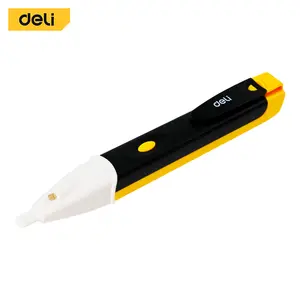 Newegg Delivery-Deli Non-Contact Voltage Tester Detector Pen 90-1000V AC Pocket Clip Includes Batteries Electrician Tools Home Improvement