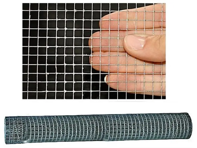 Mazeland Galvanized Steel Hardware Cloth - 48 ft x 100 ft, 4 x 4 Mesh, 62 lbs, for Home Improvement, Personal Use