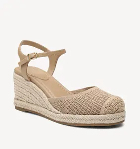CoastLoft Closed-Toe Espadrille Wedge Sandal