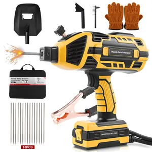 MINl Portable Welding Machine Stick Welder AC 110/220V Smart Conversion LED Display Digital MMA Arc Welder Ideal Gift for Holidays synergic mig welding machine Handheld IGBT Inverter Welding Machine