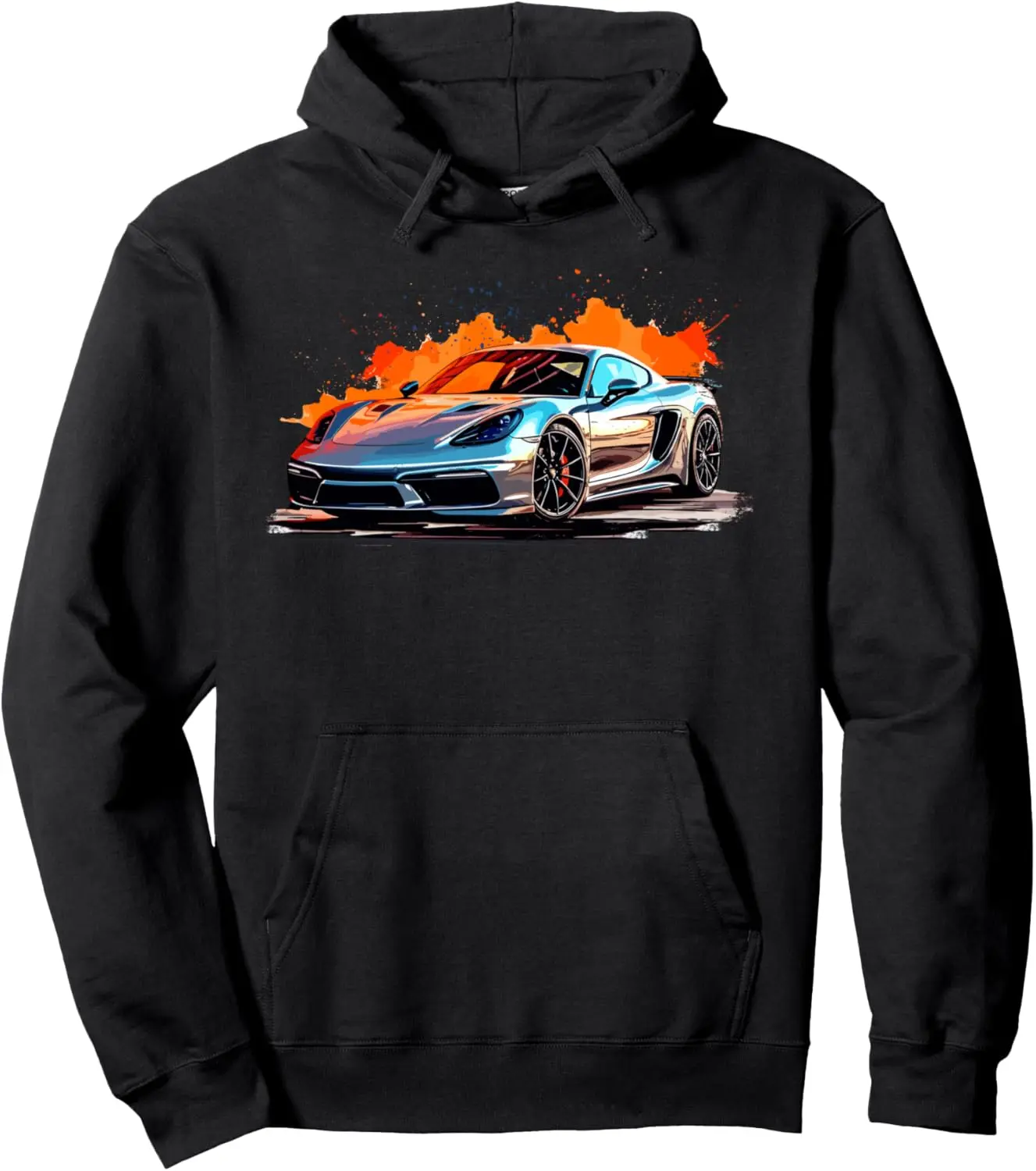Sports Car Supercar Concept Exotic Hypercar Men Boys Graphic Pullover Hoodie