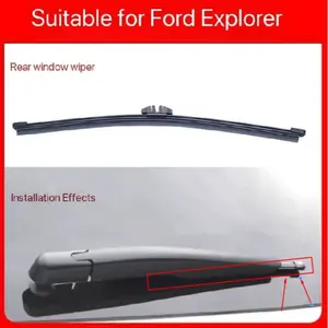 Suitable for Ford Explorer rear wiper blades replacement, 20 models with original 21 automotive specific rubber strips, rocker arm rear assembly wiper blades, used to remove rainwater, snow, dust, and other debris from the car windshield, Car Parts