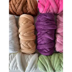 Ultra Lux Velvet Tube Yarn (various colors)