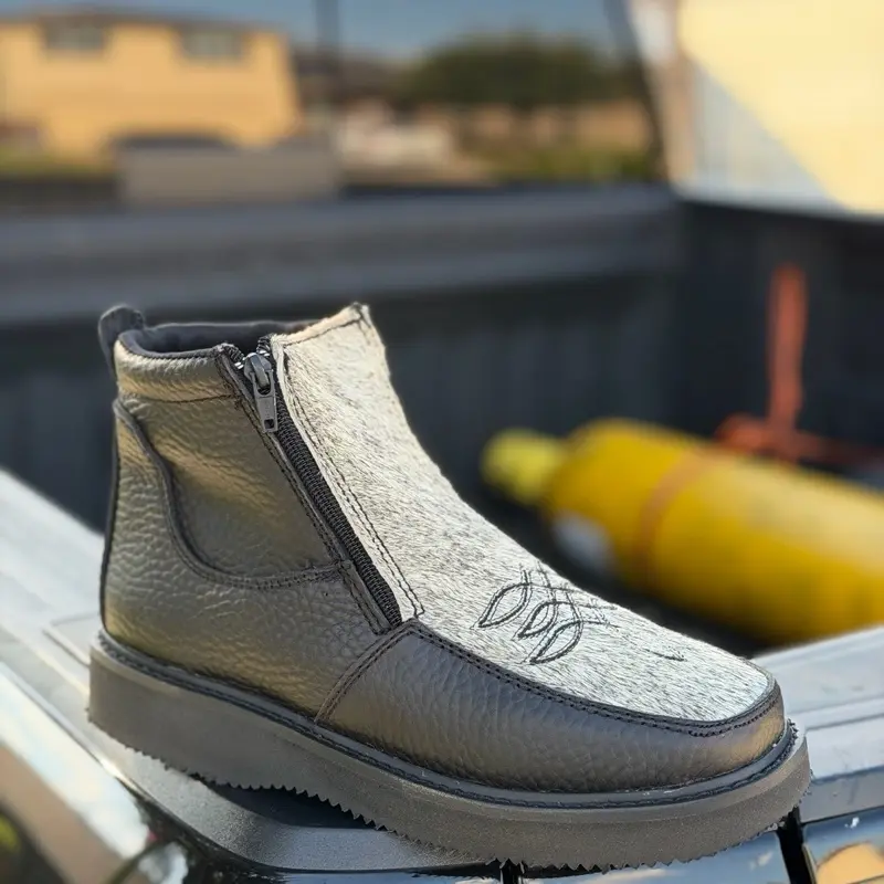 Cowhide boot