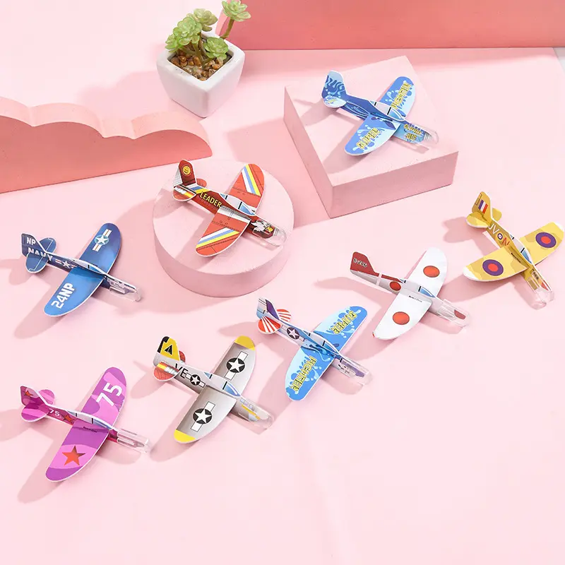 【Hot Selling】Glider Airplane Toys, Build Your Own Kit, Perfect for Halloween & Christmas Gifts, Outdoor Flying Fun, Ideal Party Favors