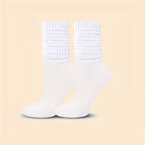 6 Pairs Women's Cozy Knit Calf Socks - Warm, Soft, and Comfortable High ...