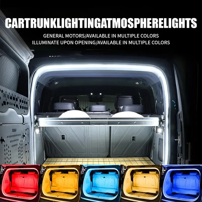 4m/13ft High Brightness Neon LED Light Strip, 12V for Vehicle Trunk & Interior, Damage-Free Installation, Suitable for Suvs & Trucks, Car Decorative Light, Auto Decorative Light, Led Lights Car, Car Interior Lighting