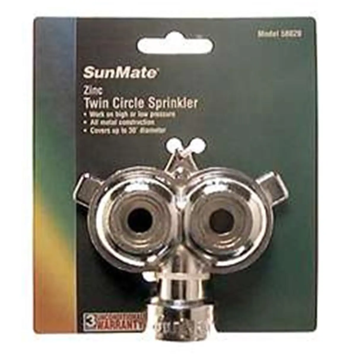 Orbit Twin Circle Spray Technology Sprinklers - Twin Circle Covers, 30' Diameter Coverage for Home Improvement Garden Watering Needs
