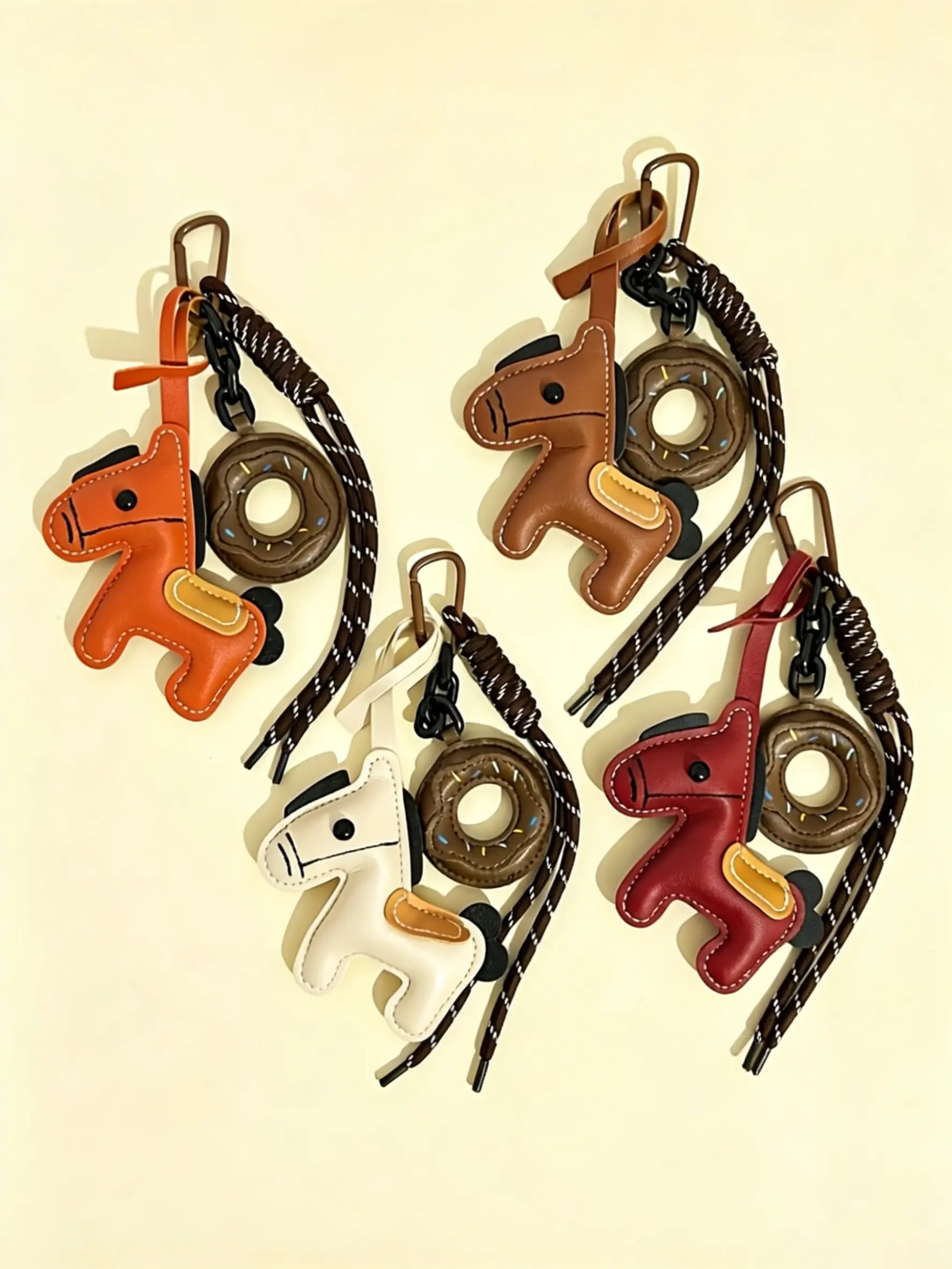 Bag Charm Horse Bag Ornament Bag Pendant Complex Styles Multiple Colors Available Cute Fashionable And Versatile Trendy And Individualistic Suitable For Bags And Keys Couple Bag Charms Bag Chain Accessories